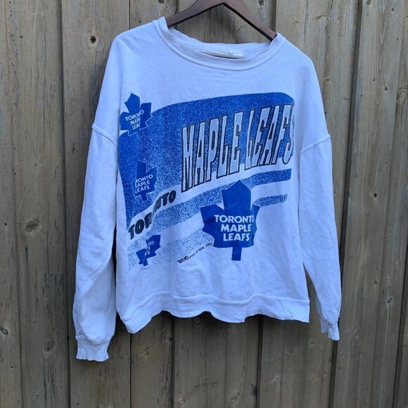 Vintage 1993 Toronto Maple Leafs Crewneck Sweater - Picture 4 of 7